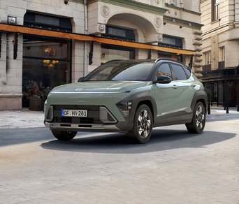 Dekorationsbild für aktuelle Leasingangebote des Hyundai KONA Hybrid.